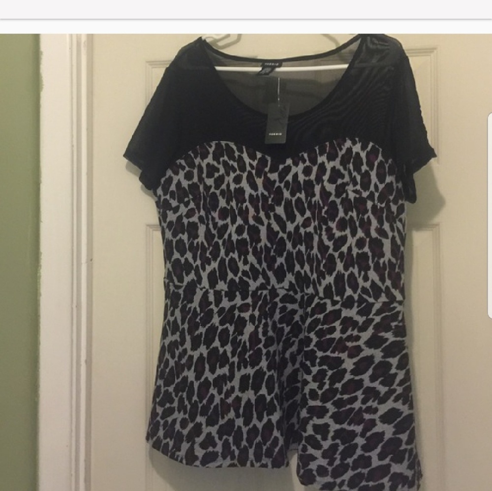 Torrid peplum top